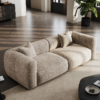 Sand Chenille Modular Sofa